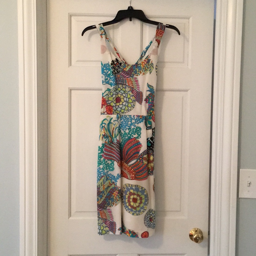 Silk dress with pockets and matching belt